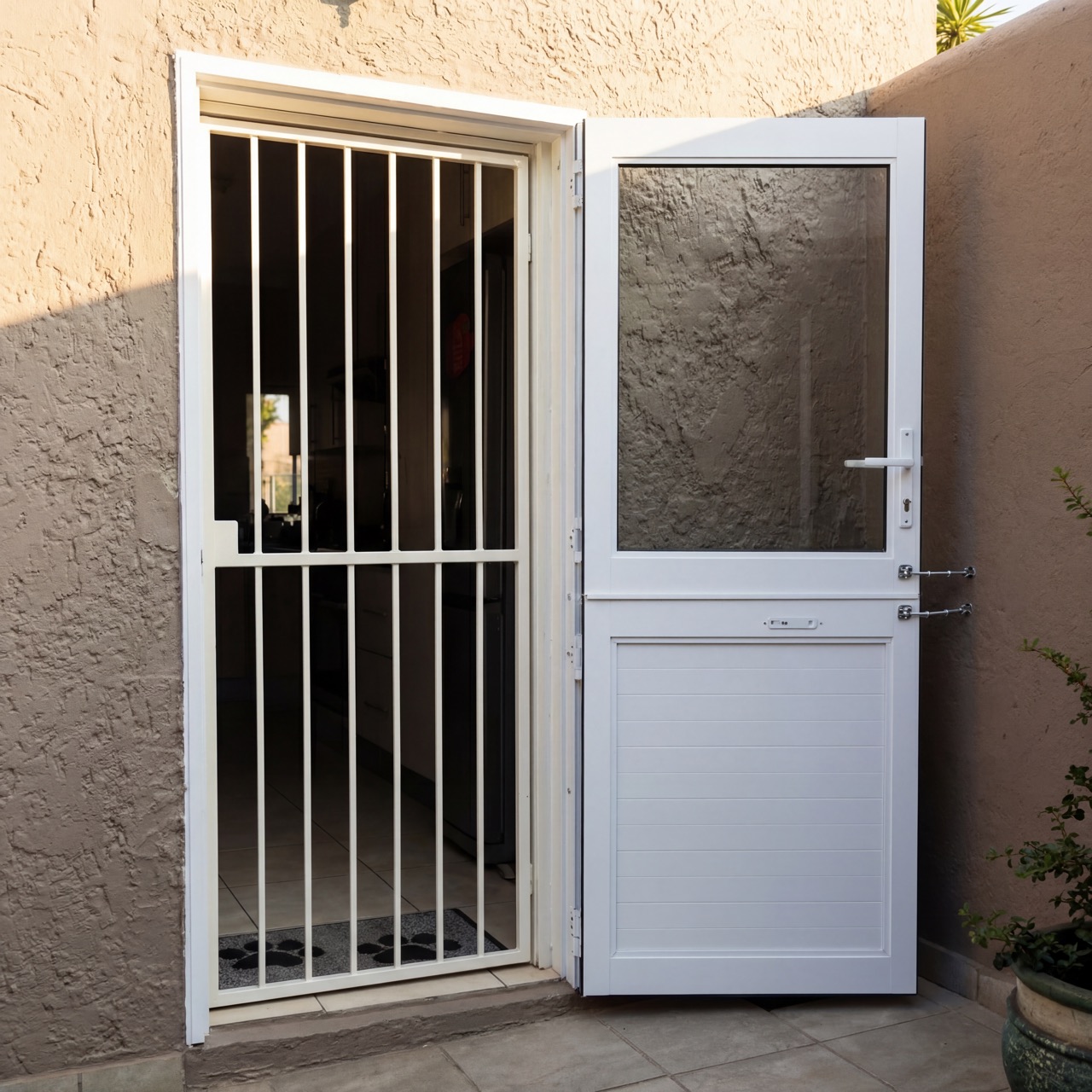 Security gate and entrance door upgrade