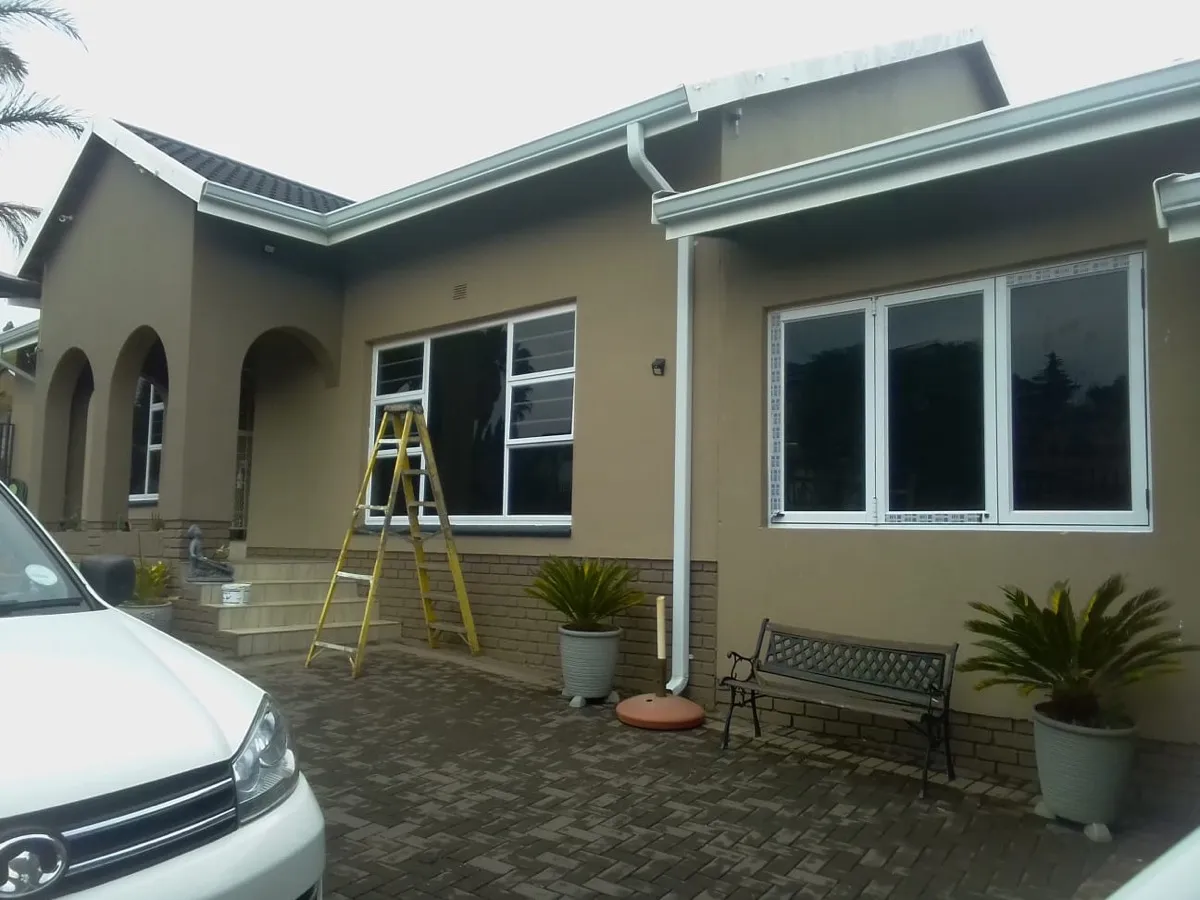 Full-home white aluminium window installation in Krugersdorp